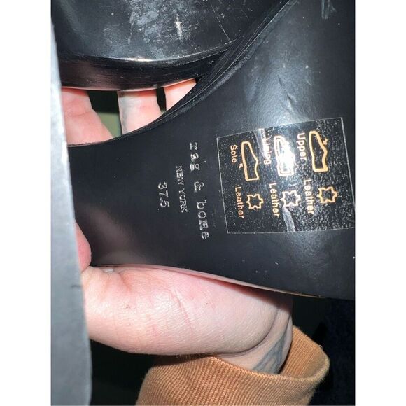 rag & bone Matrix Sandals platform Strappy Leather US SZ 7.5 - Picture 5 of 5